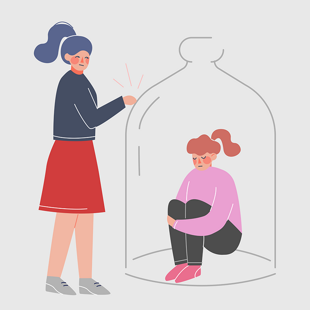 Дочь-подросток избегает физического контакта с мамой после развода родителей, что делать?