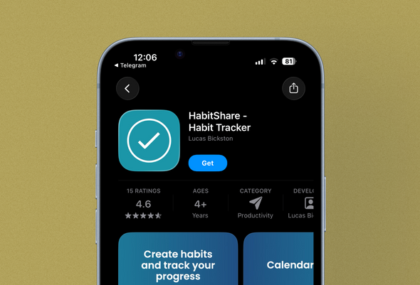 HabitShare, бесплатное приложение для внедрения полезных привычек