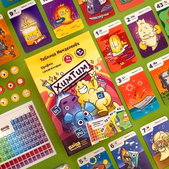 Настольная игра «ХимТим». Банда умников