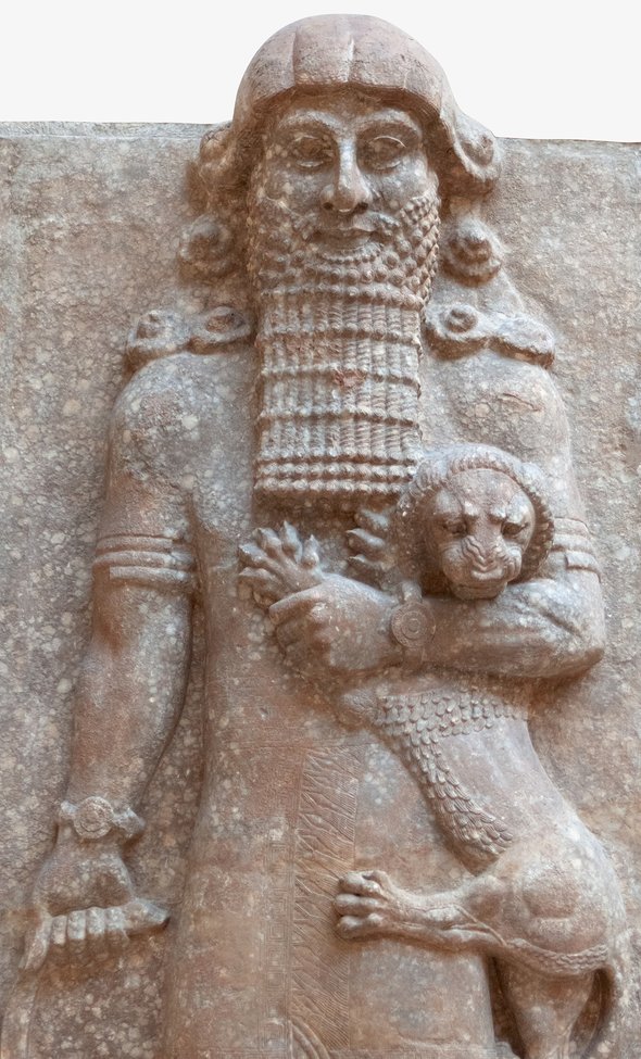 Рельеф с изображением Гильгамеша