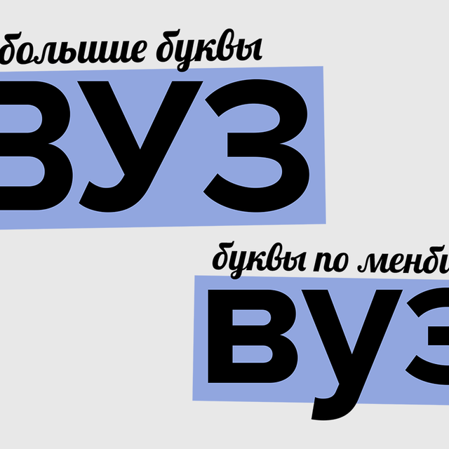 «Я поступил в ВУЗ». Или все-таки в «вуз»? Тест по заглавным и строчным буквам в словах
