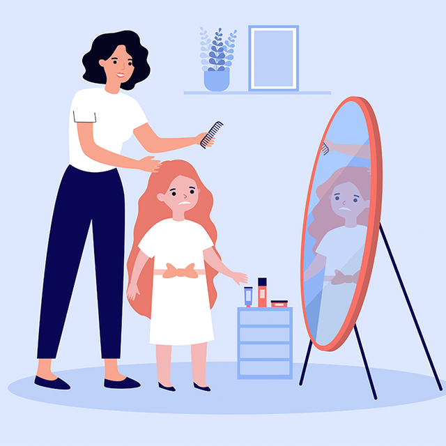 Дочь пяти лет не даёт расчёсывать себя и заплетать косички. Что делать?