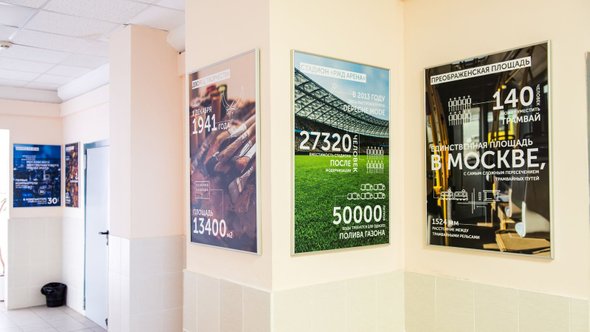 оформление 1-го этажа школы № 1080 студией 33dodo