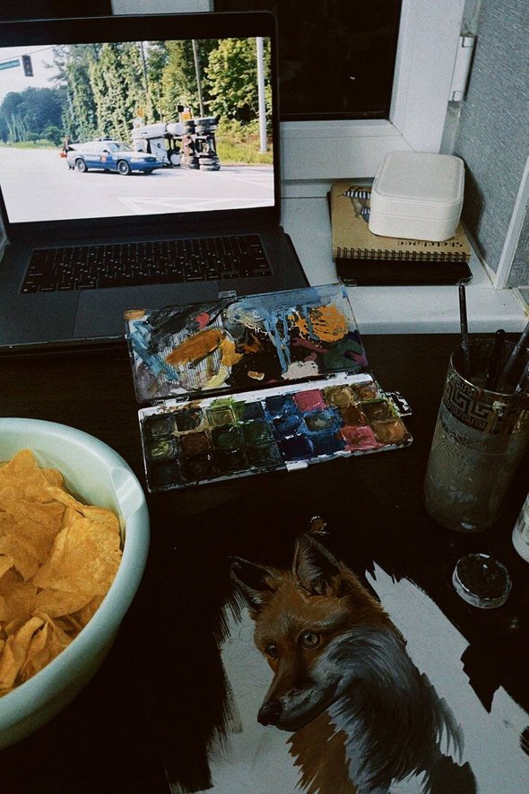 13-летняя девочка-блогер Соня. Художница