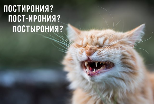 «Постирония», «пост-ирония» или «постырония»? Как писать слово правильно и что оно значит