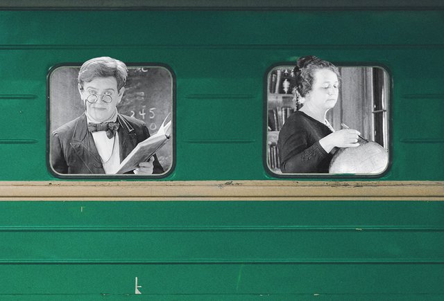 Доска и мел в спальном вагоне. Что такое передвижные классы и как они работали в СССР