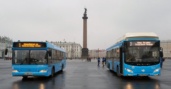 Автобусы петербурга фото