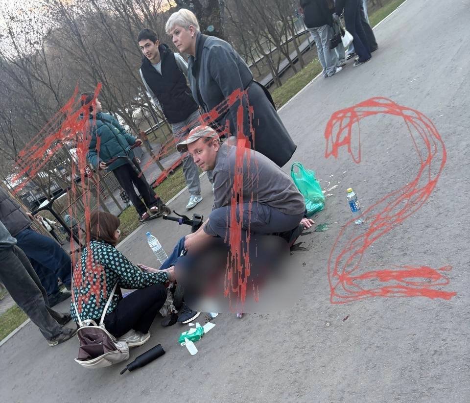 кадр с места происшествия