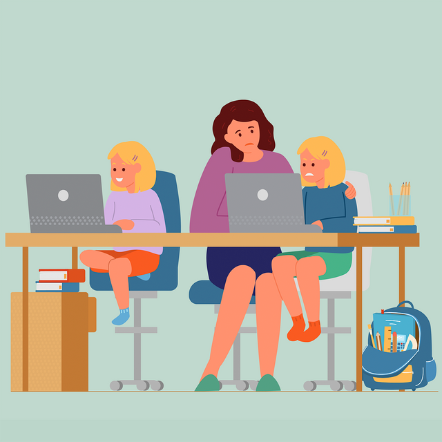 Одна из двойняшек отказывается выполнять школьные задания. Связано ли это с сестрой и как реагировать?