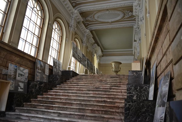 Panorama: Small Marble Palace, landmark, attraction, Saint Petersburg, Gagarinsk