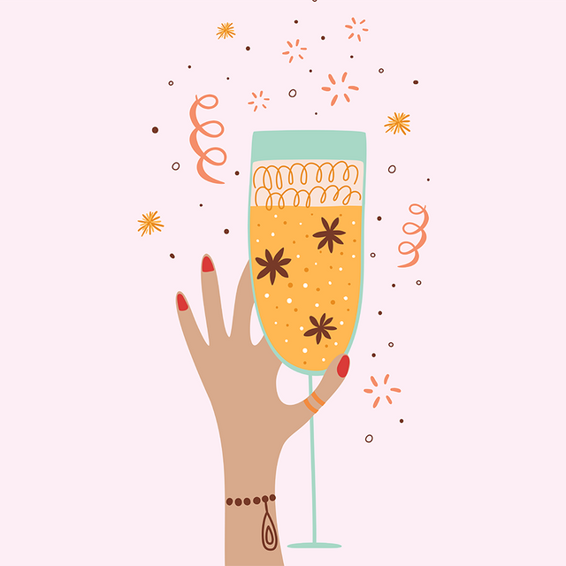 Можно ли кормящей маме бокал игристого на Новый год