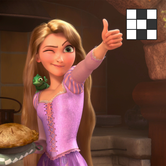 Кто жил в башне? Кто ловко стрелял из лука? Простой кроссворд про мир принцесс