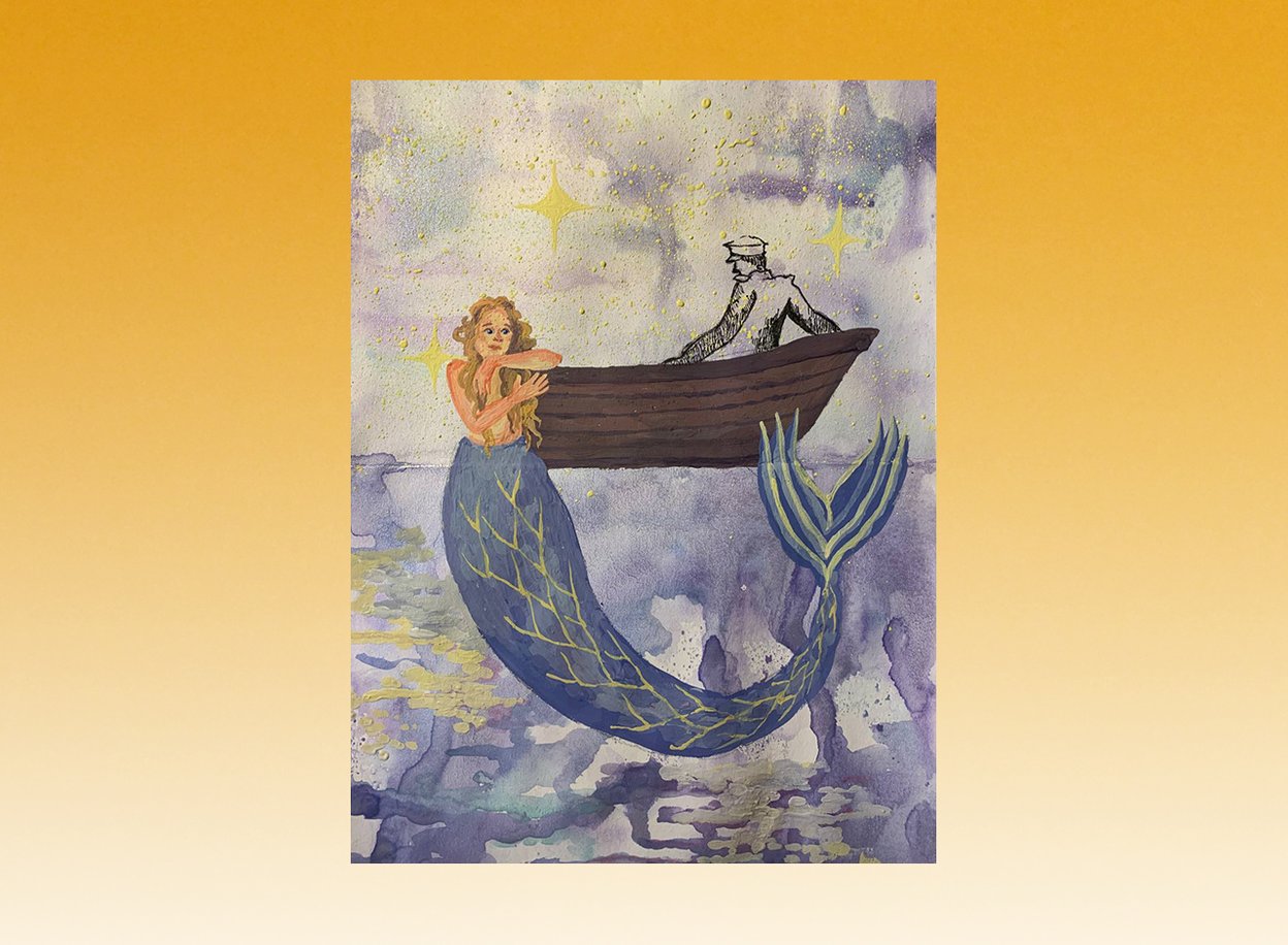 Детский рисунок «Герой нашего времени», Михаил Лермонтов