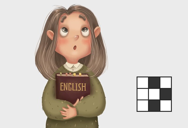 Кроссворд по словам из школьного английского: вы же помните, как переводится «экзамен»?