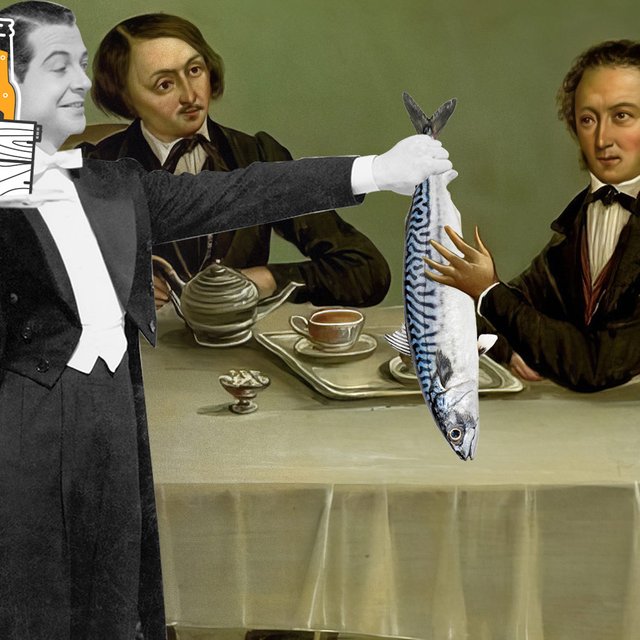 Селедка с перламутровыми щеками и шипучий мёд. Тест: кто из героев русской литературы это ел