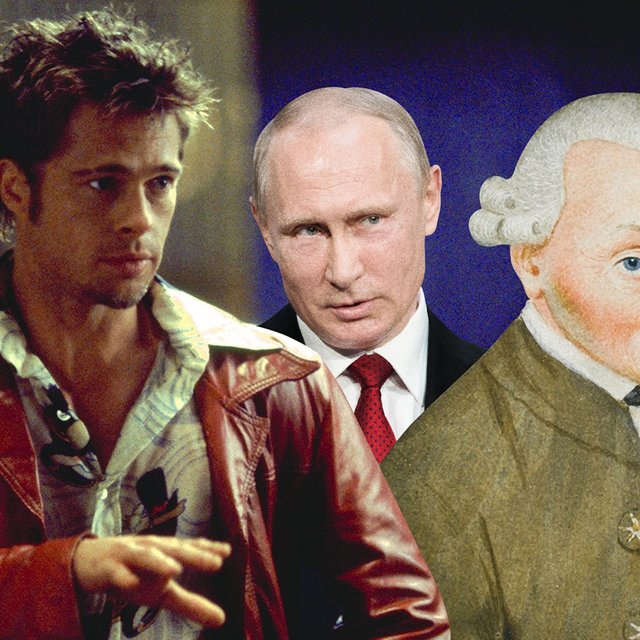 Кант, Путин или Тайлер Дёрден? Угадайте автора цитаты из вопросов ЕГЭ по обществознанию