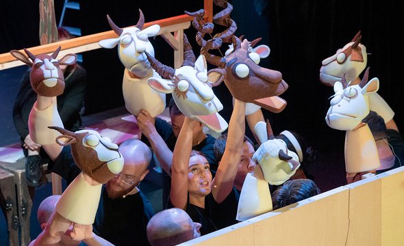 Кукольная опера «Волк и семеро козлят» и искусство тыг-дык-дыка