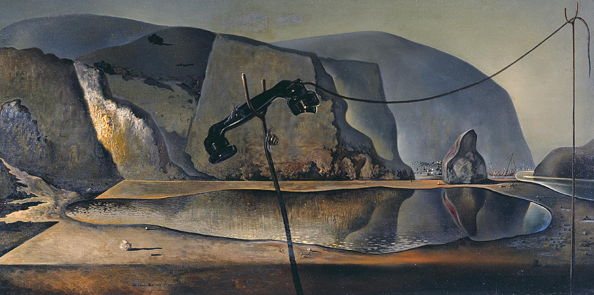 Озов дали. Сальвадор дали (Salvador Dali) (1904-1989). Сальвадор дали горное озеро. Сальвадор дали загадка Вильгельма Телля.