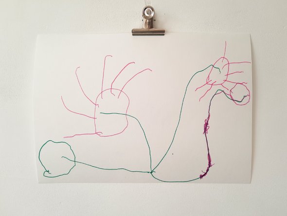 «Орхидея», Сын художника, 3 года