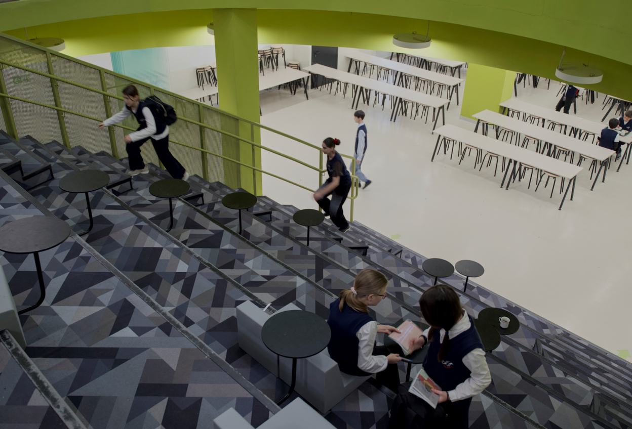 На фотографии изображен коворкинг школы № 109