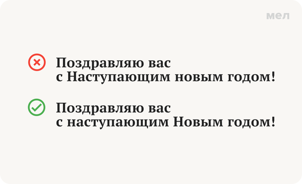 «С наступающим Новым годом!» или «С Наступающим Новым Годом!»: как писать правильно