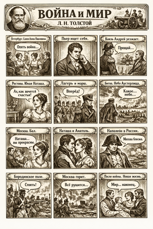 Л. Н. Толстой «Война и мир»