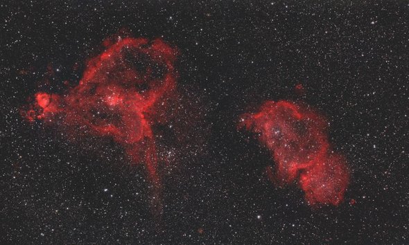 Туманность Сердце и Туманность Душа