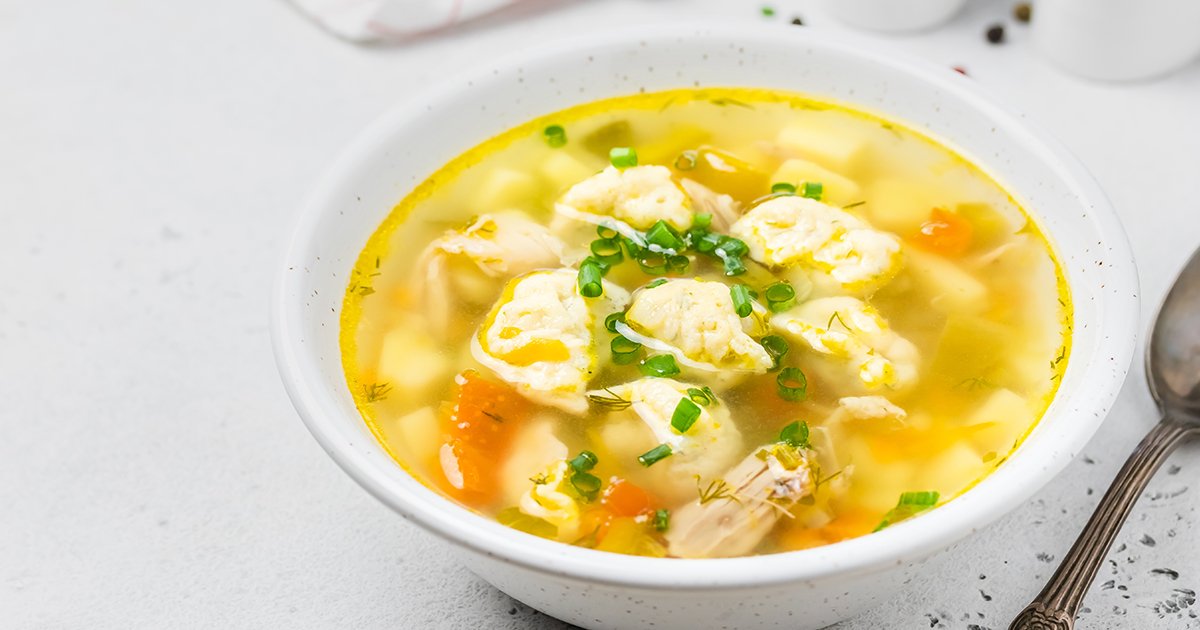 Рецепт супа с клецками как в детском саду