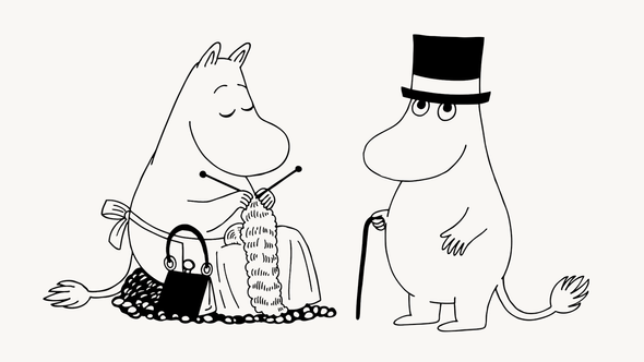 Муми-мама и Муми-папа / Иллюстрация: Moomin Characters
