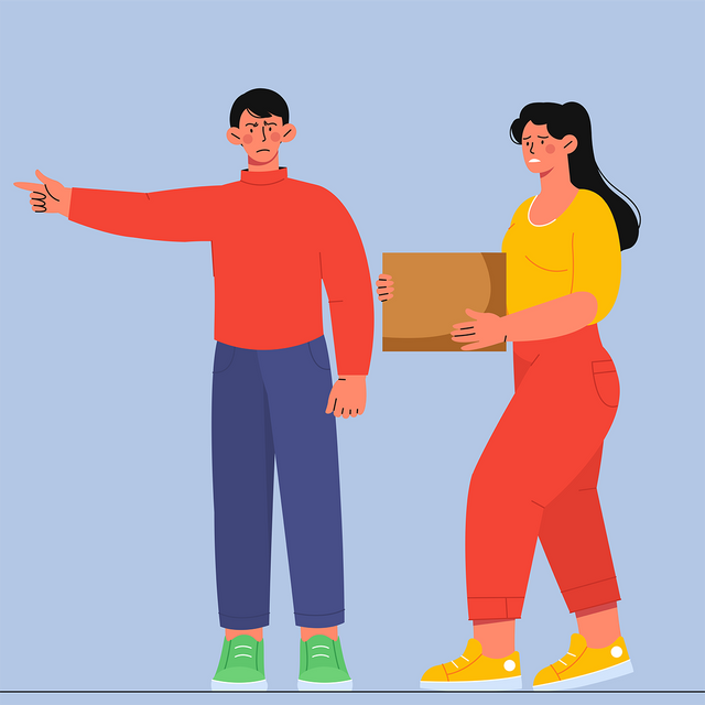 Муж при разводе просит выехать из квартиры, в которой я не прописана: есть ли у меня право остаться?