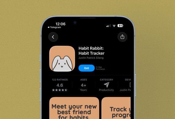 Habit Rabbit, бесплатное приложение для внедрения полезных привычек