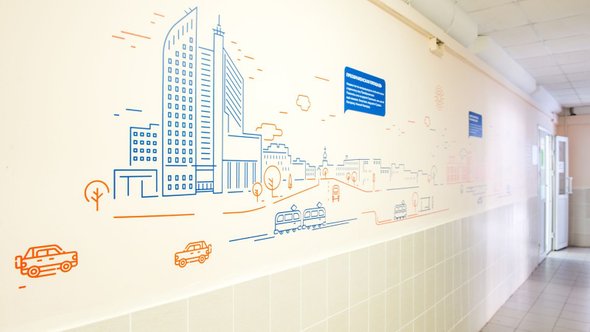 оформление школы студией 33dodo