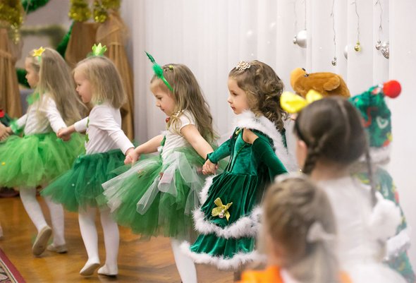 Десткий сад, группа, утренник, танец