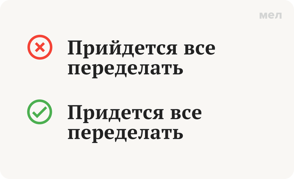 Как писать придется или прийдется