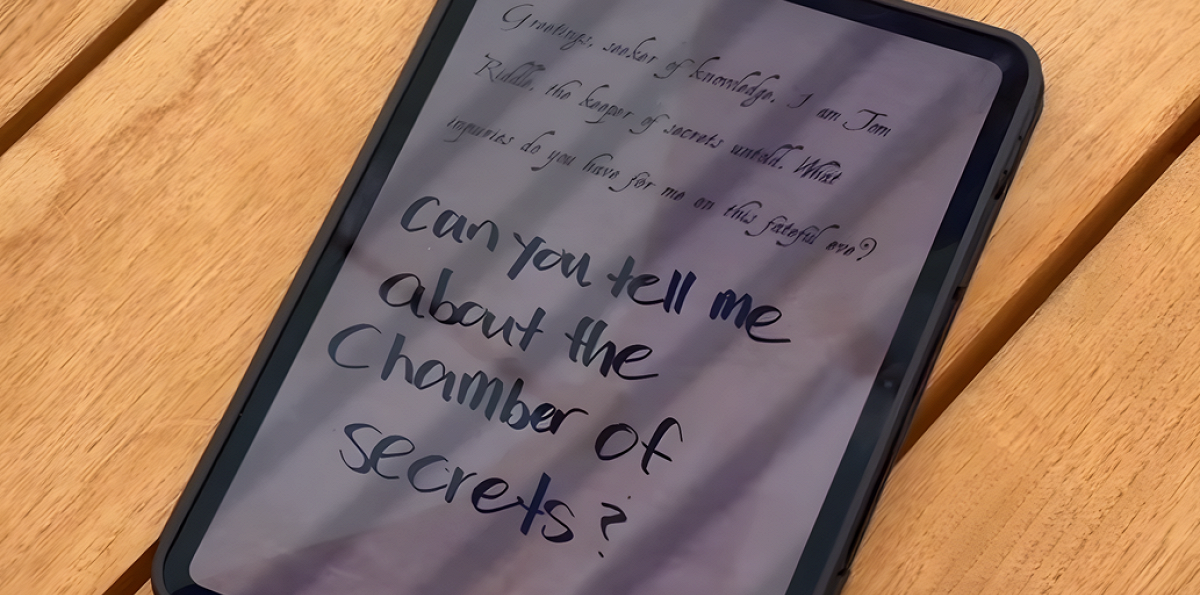 Американец создал дневник Тома Реддла из «Гарри Поттера»