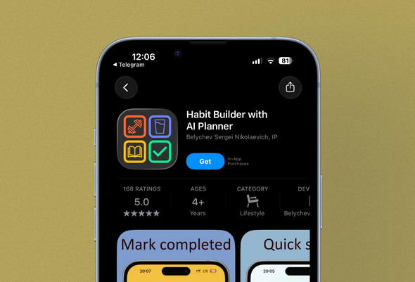 Daily Habits, бесплатное приложение для внедрения полезных привычек