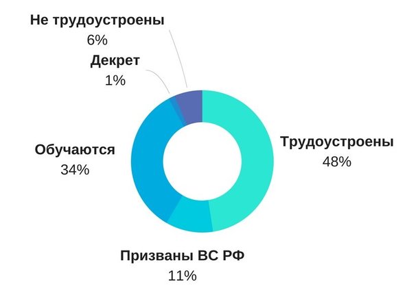Трудоустройство выпускников ДВФУ, 2017