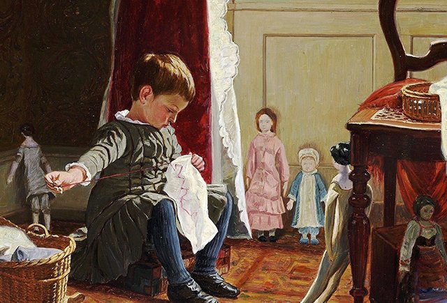 Бабушка запрещает сыну играть в куклы. Как её переубедить?