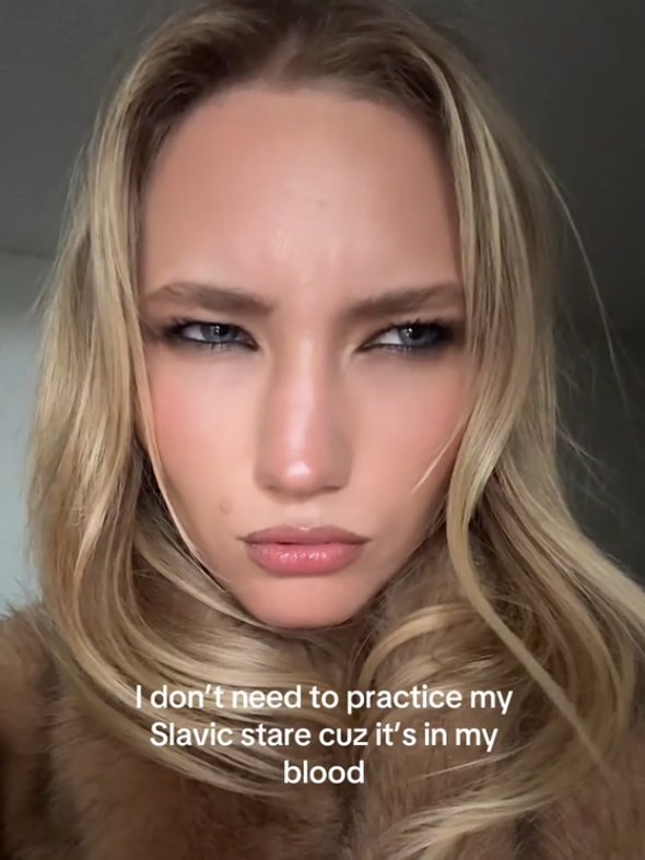 Если славянский взгляд в крови, практиковаться не надо