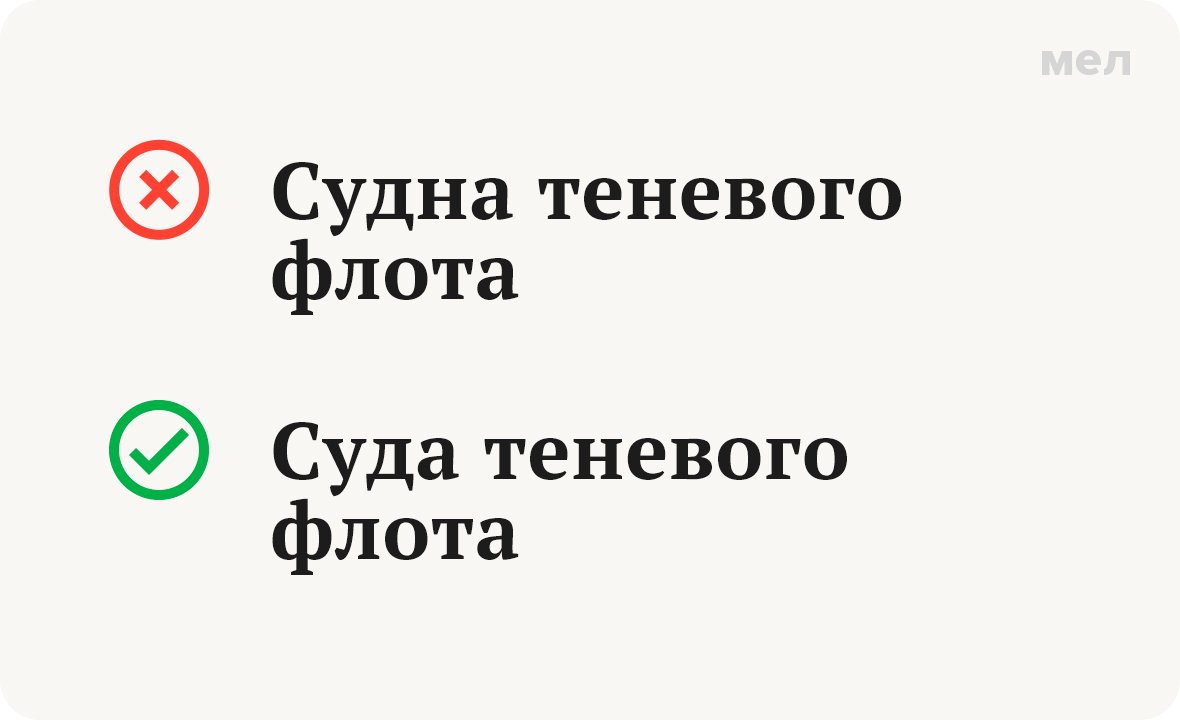 теневой флот РФ