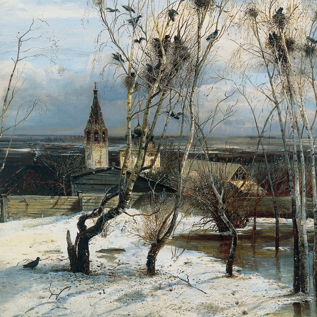 «Грачи» Саврасова — это точно март? Тест: узнаете ли вы весну на картинах русских художников