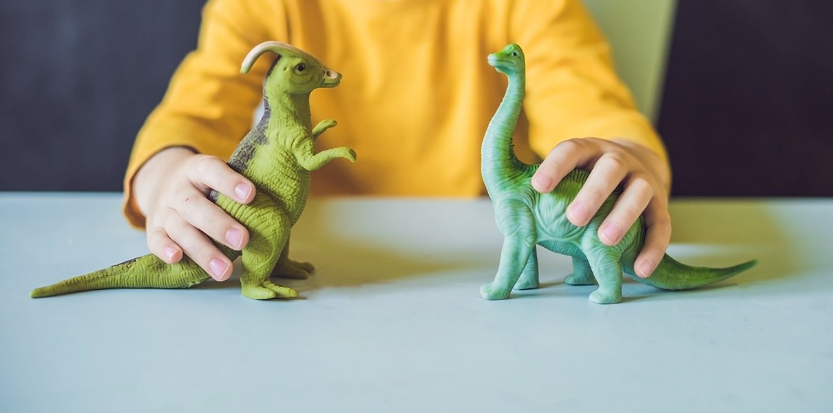 Динозавр из бумаги своими руками