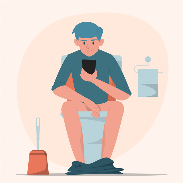 Подросток ходит в туалет с телефоном – как отучить его от этого и нужно ли