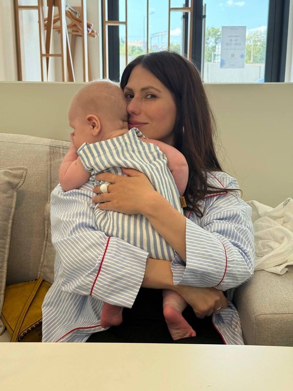 Мария Командная с сыном Марком