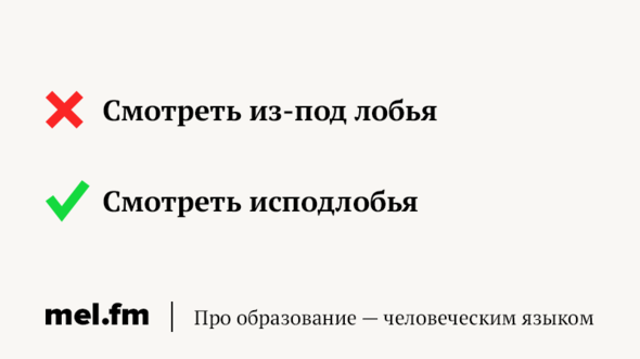 Изподлобья или исподлобья как пишется. Из под лобья как пишется правильно. Исподлобья значение слова. Взгляд исподлобья как пишется.