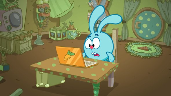 Кадр из мультфильма «Смешарики. Азбука цифровой грамотности»