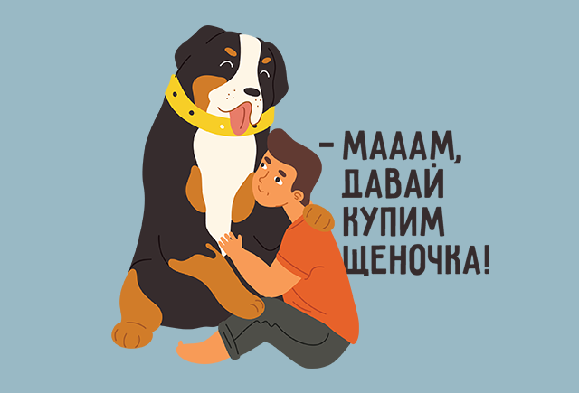 «Мам, купи собачку!» 12 главных вопросов о детях и домашних животных