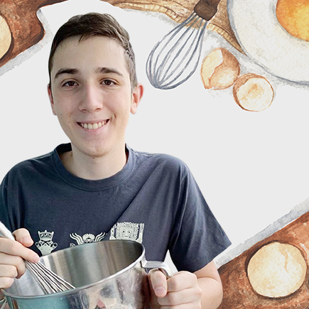 В 13 лет Тигран уже пёк торты на заказ, а в 15 стал участником кулинарного конкурса