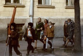 Обложка 6 книг о советской школе, учителях и детях