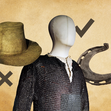 Сколько весит кольчуга и может ли шляпе быть 200 лет? Проверьте, какой из вас археолог